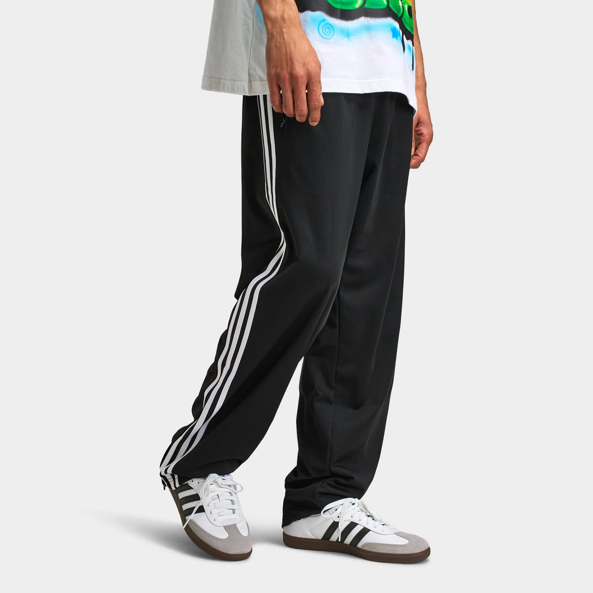 Adidas Pantalon de survêtement Firebird Noir / Blanc