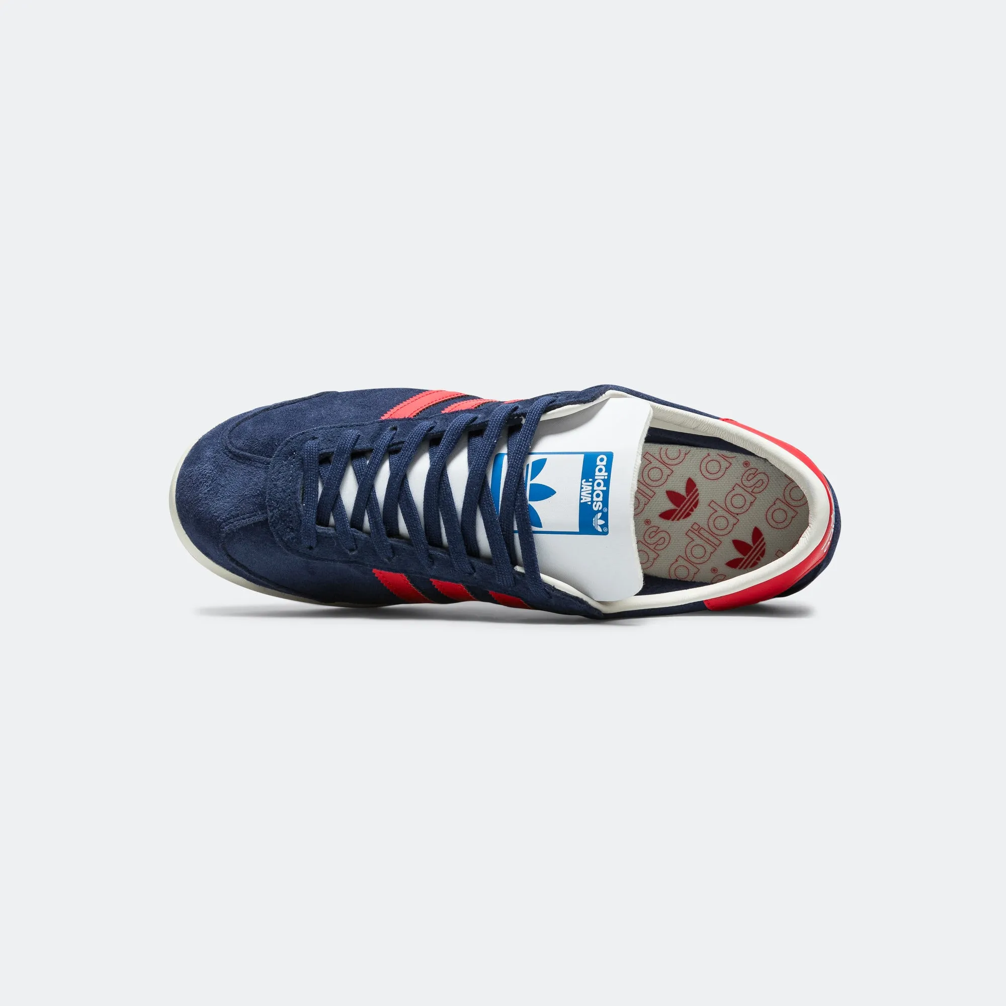 Adidas Vêtements Java - Ciel Nocturne/Rouge Vif-Chaussures Blanches