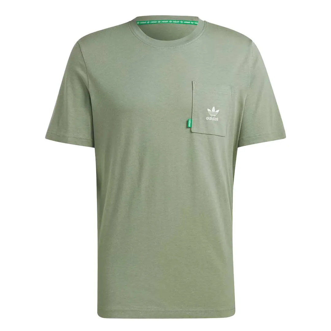 adidas - T-shirt Essentials  pour Homme Fabriqué en Chanvre (HR2955)