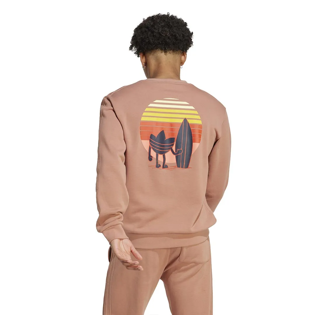 adidas - Sweat-shirt à motif planète pour homme (IC8863)