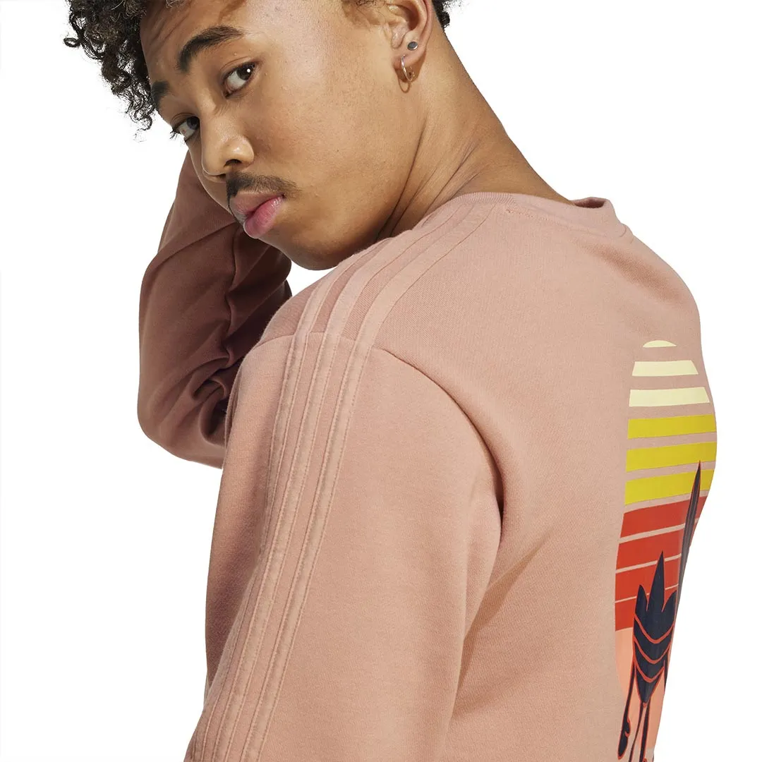 adidas - Sweat-shirt à motif planète pour homme (IC8863)