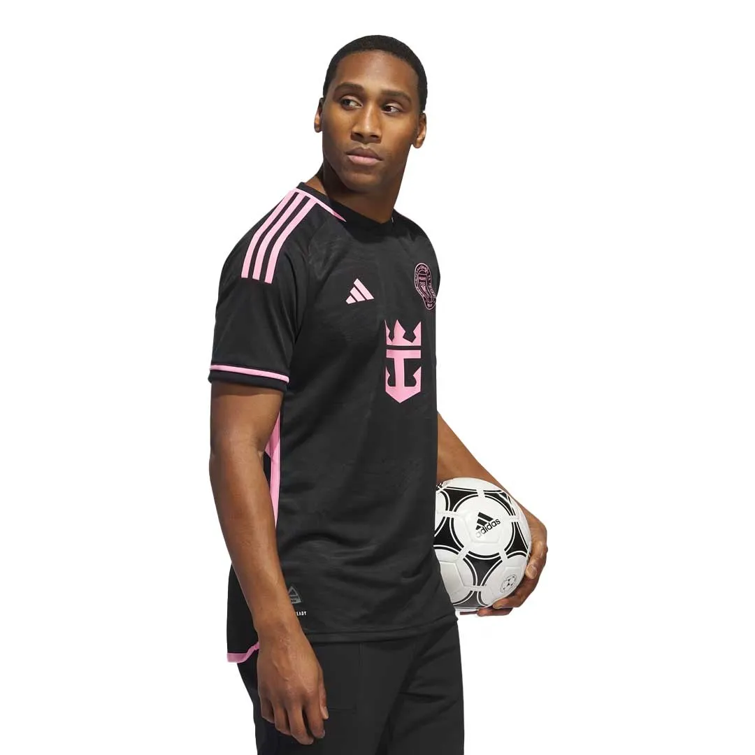 adidas - Maillot extérieur Inter Miami CF 23/24 Messi pour homme (JE9745)