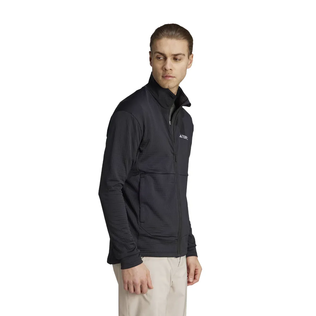adidas - Veste polaire à zip complet pour hommes Terrex Multi (HS9534)