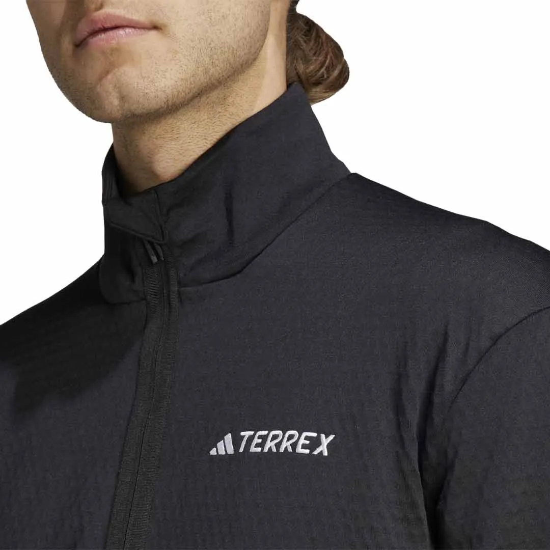 adidas - Veste polaire à zip complet pour hommes Terrex Multi (HS9534)