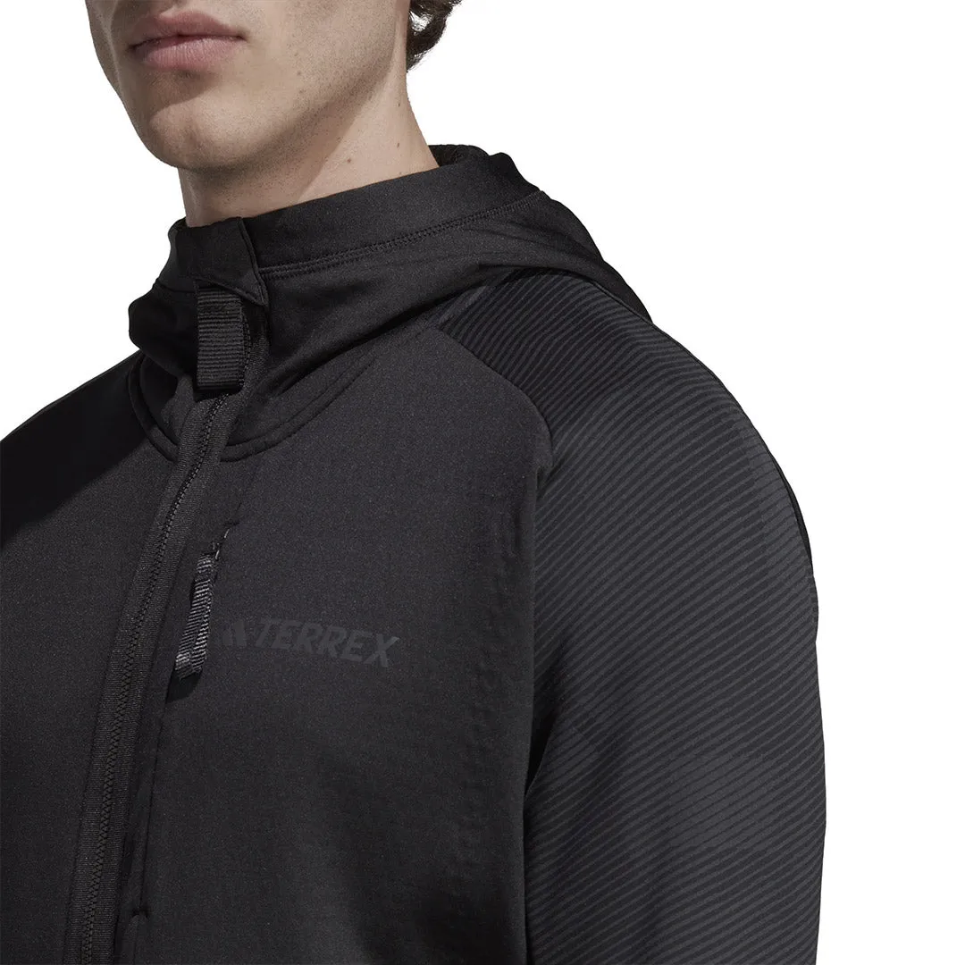 adidas - Veste à capuche Terrex Tech Flooce pour homme (HU1845)