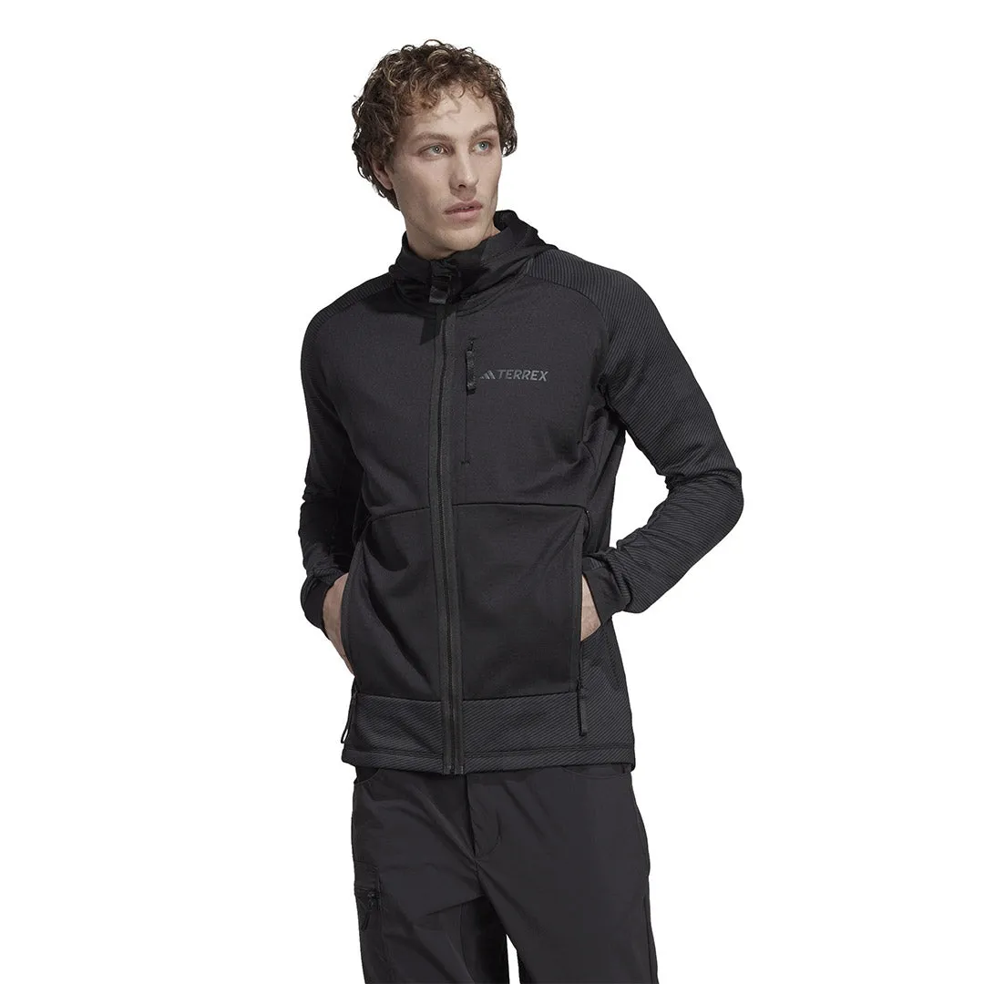 adidas - Veste à capuche Terrex Tech Flooce pour homme (HU1845)