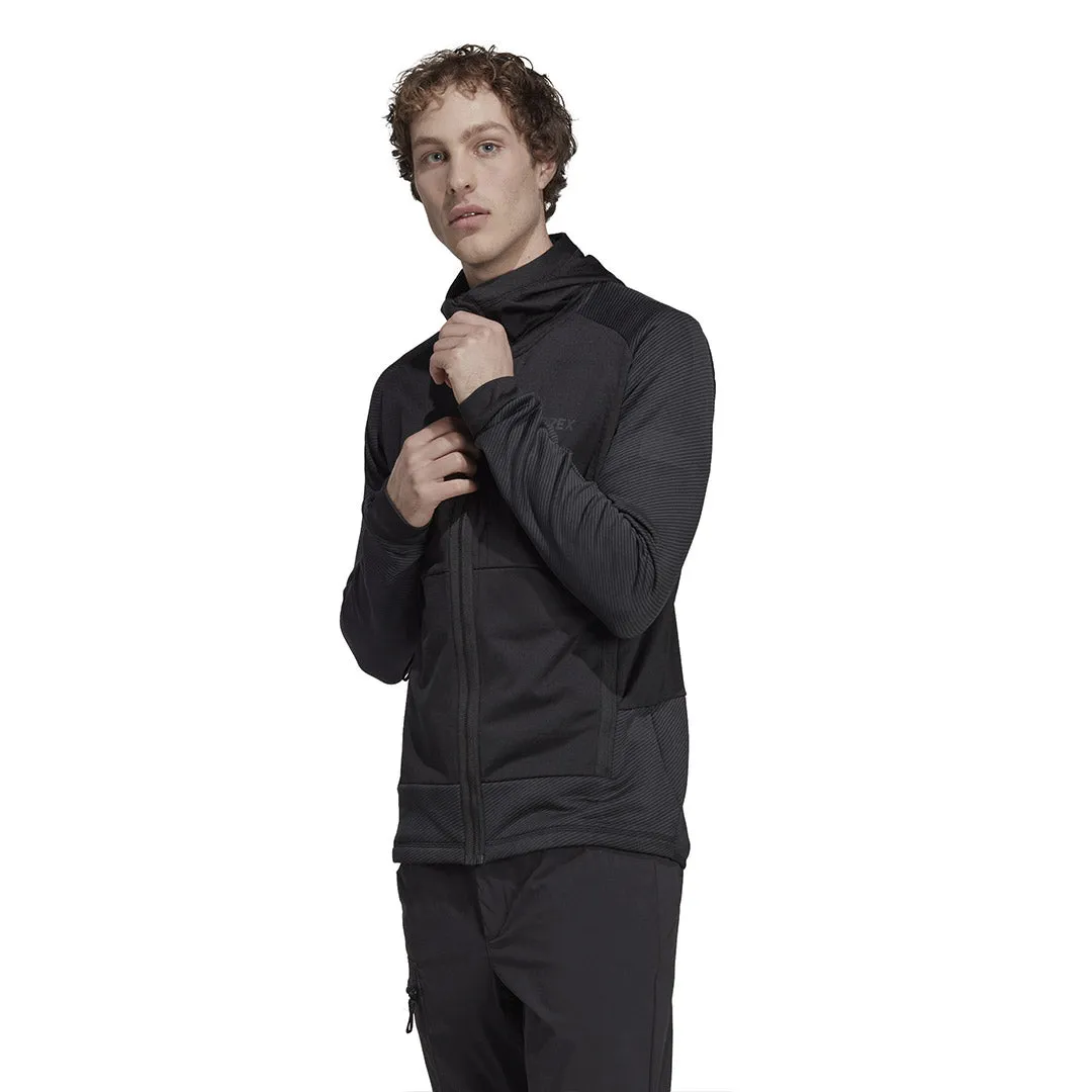 adidas - Veste à capuche Terrex Tech Flooce pour homme (HU1845)