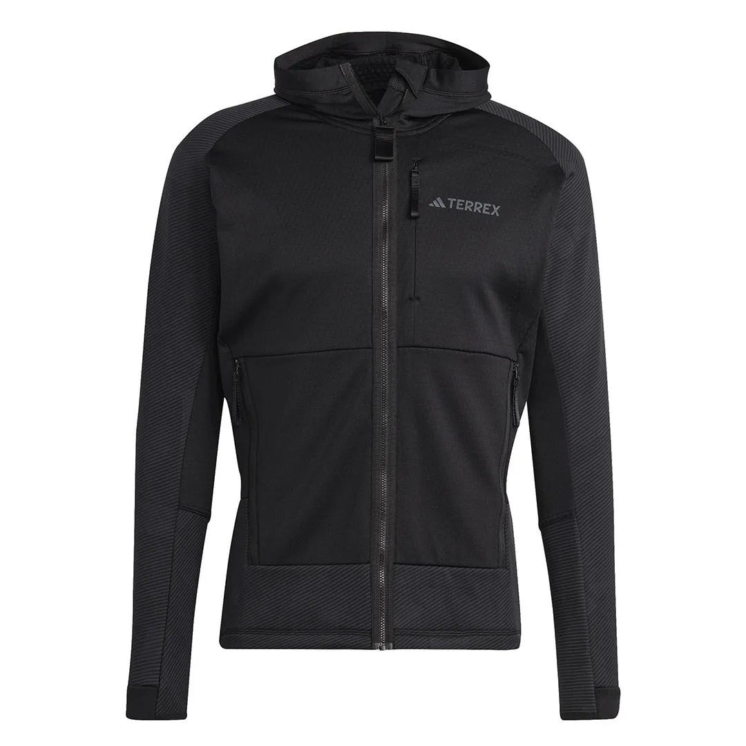 adidas - Veste à capuche Terrex Tech Flooce pour homme (HU1845)