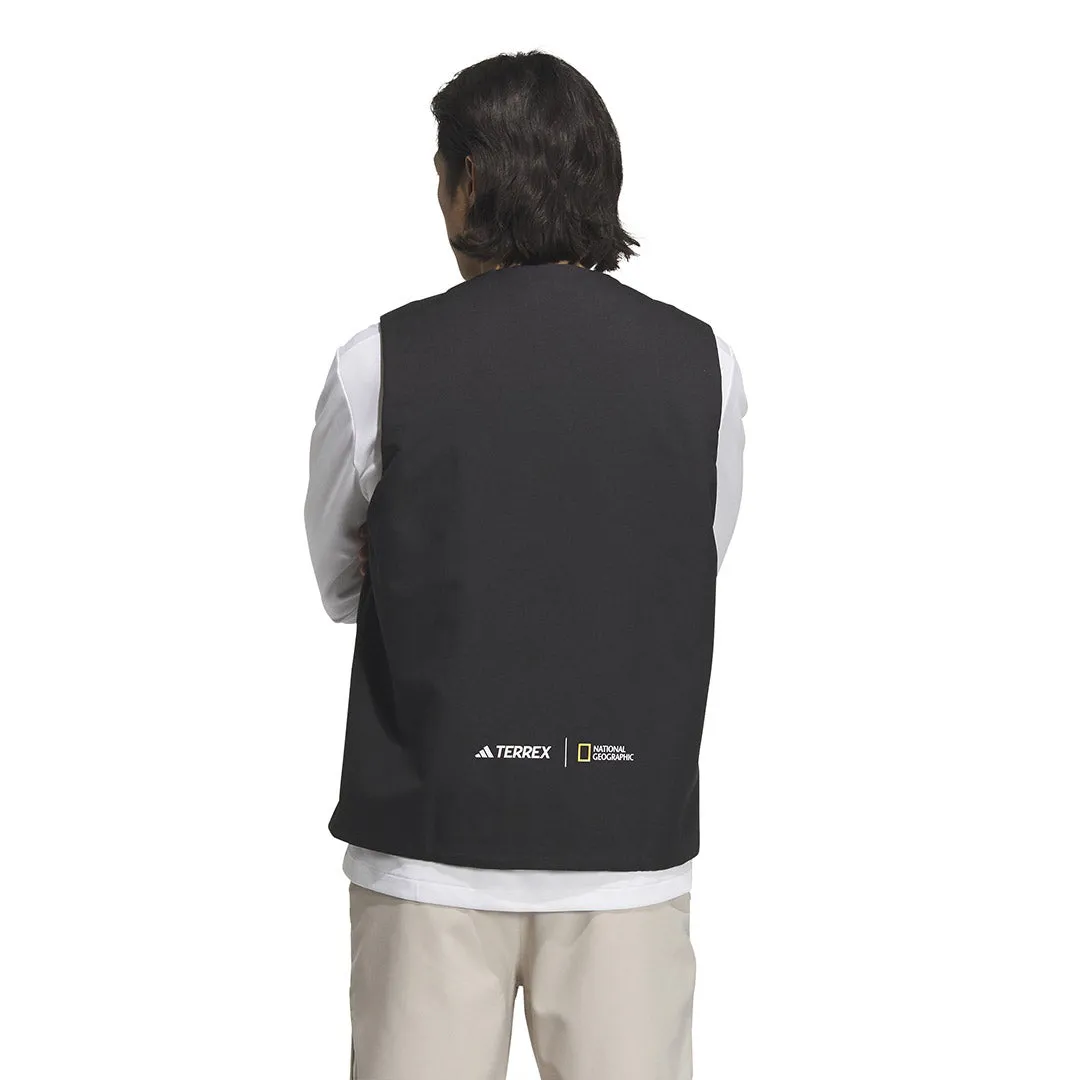 adidas - Veste matelassée pour homme Terrex x National Geographic doublée en polaire (IL8992)