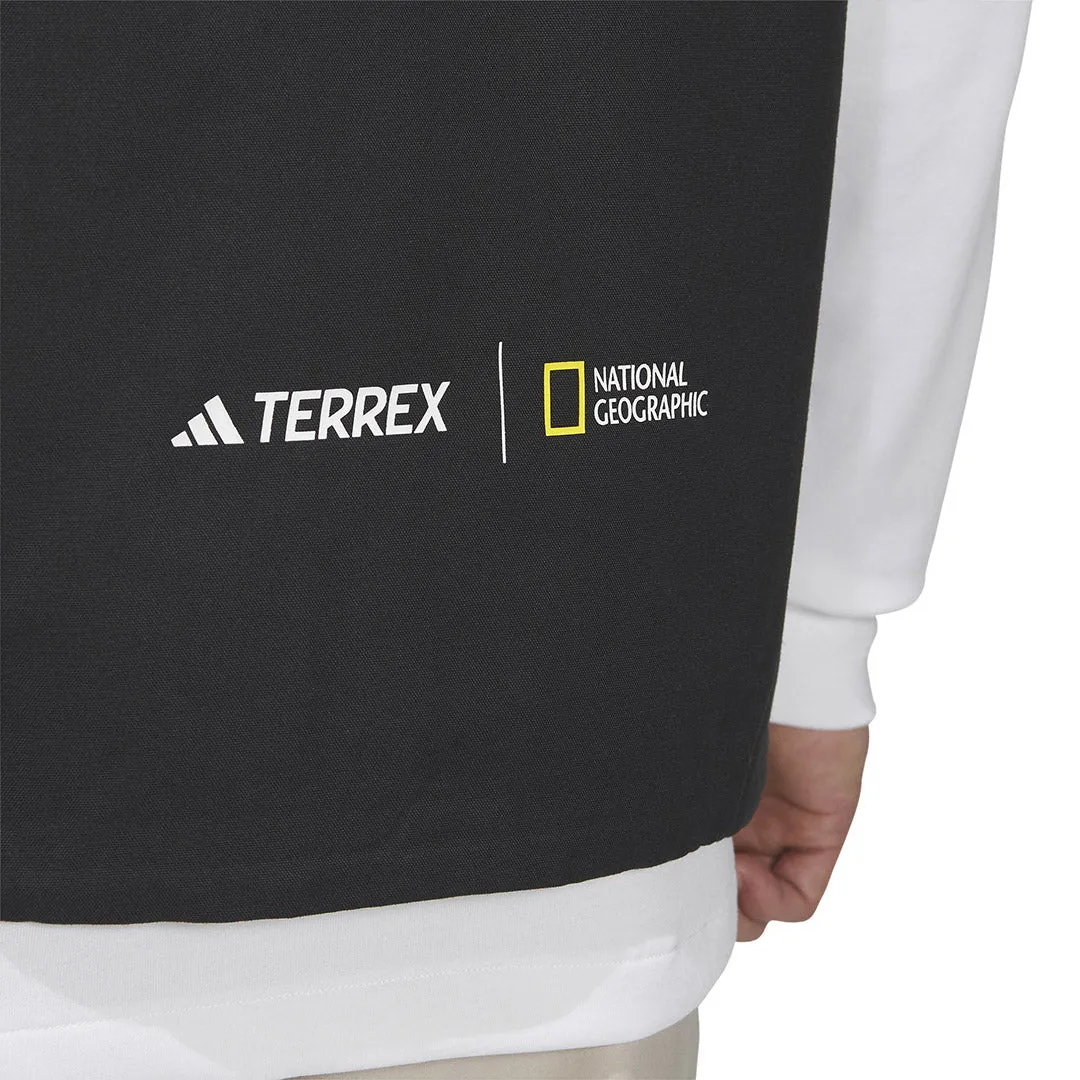 adidas - Veste matelassée pour homme Terrex x National Geographic doublée en polaire (IL8992)