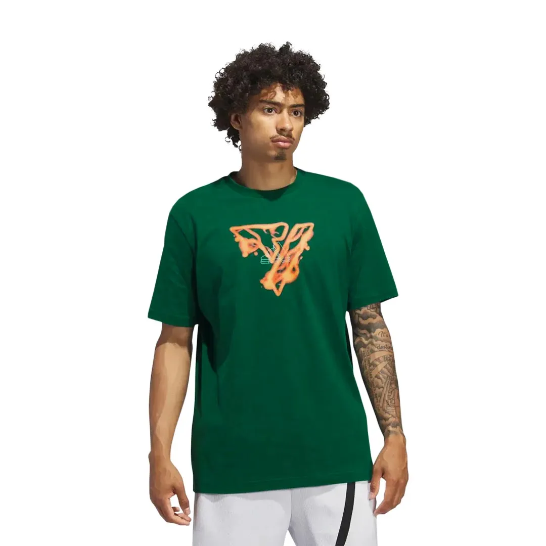 adidas - T-shirt graphique Fire pour homme Trae Young (II7793)