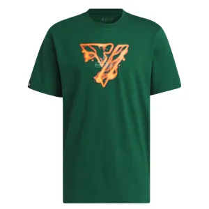 adidas - T-shirt graphique Fire pour homme Trae Young (II7793)