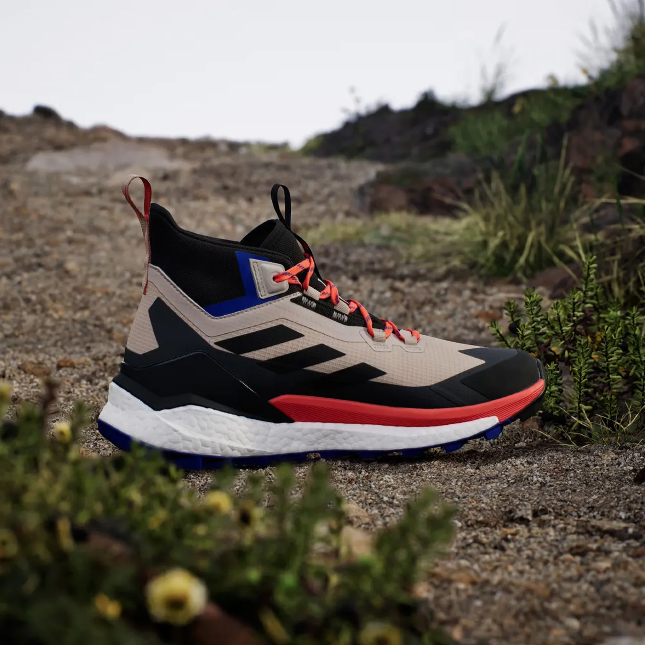 Adidas Terrex Free Hiker 2 Beige Merveille / Noir de base / Orange Semi Impact