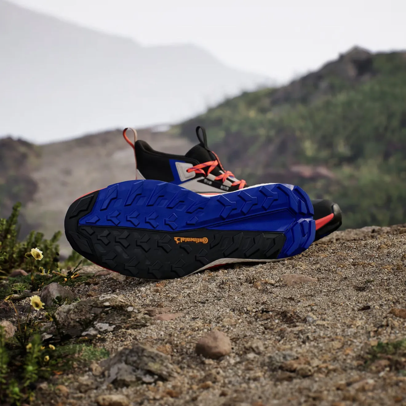 Adidas Terrex Free Hiker 2 Beige Merveille / Noir de base / Orange Semi Impact