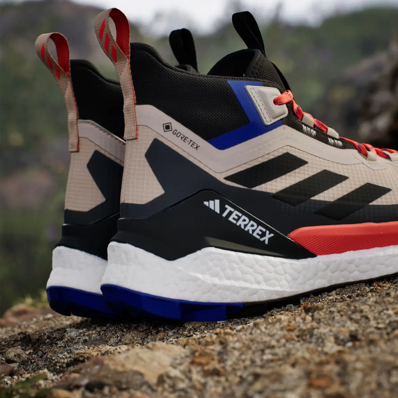 Adidas Terrex Free Hiker 2 Beige Merveille / Noir de base / Orange Semi Impact