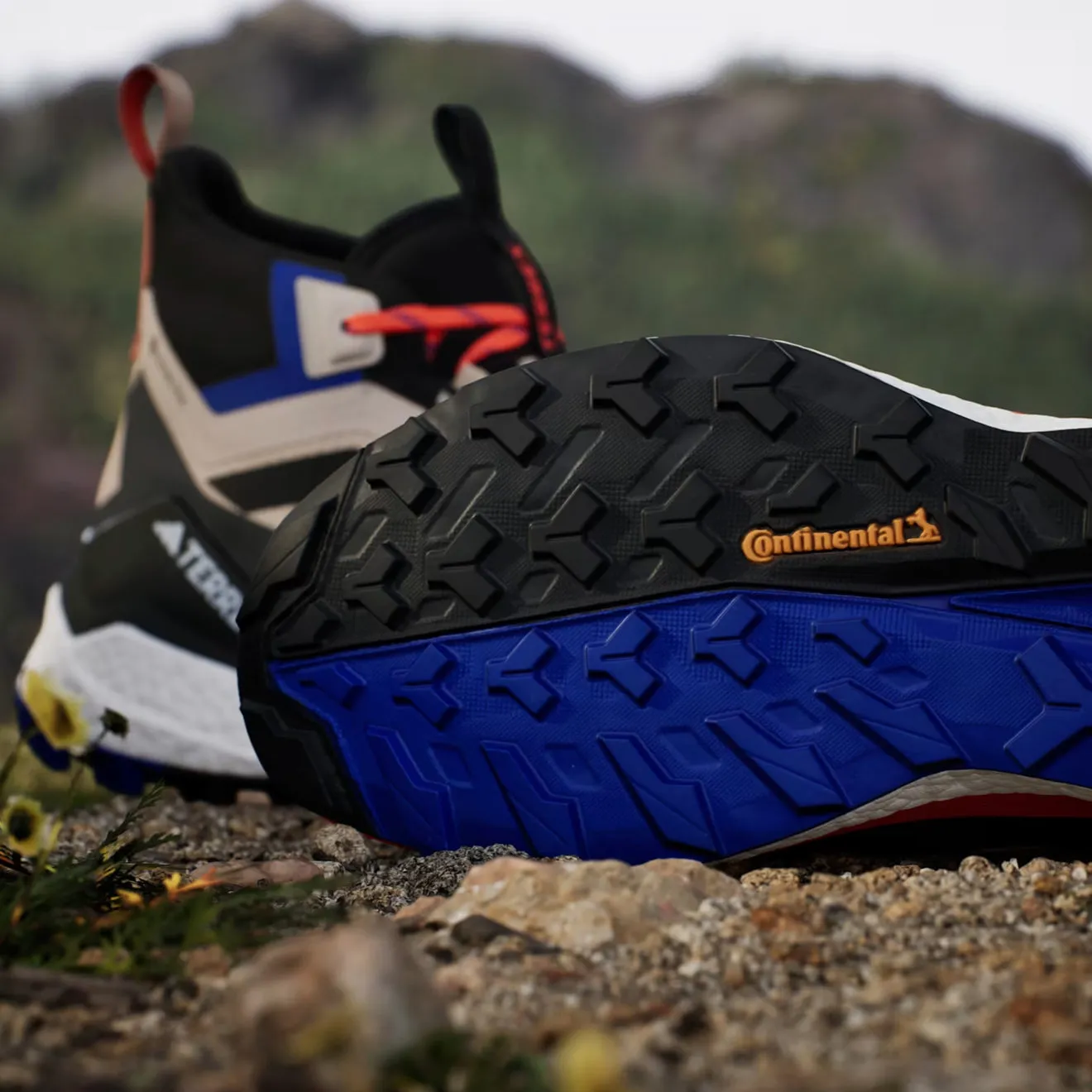 Adidas Terrex Free Hiker 2 Beige Merveille / Noir de base / Orange Semi Impact