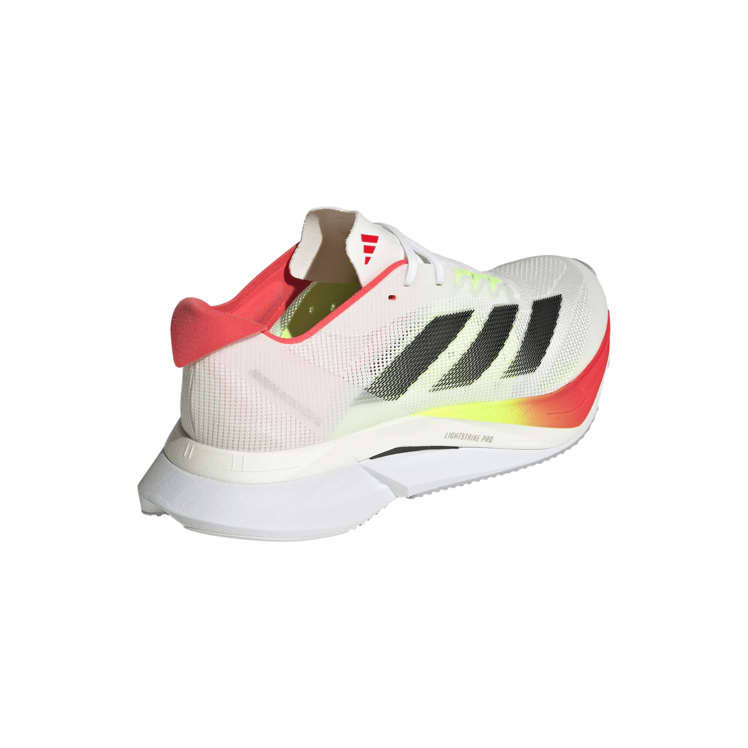 Chaussures de course Adidas Women's Boston 12 en FTWR Blanc/Noir de base/Rouge Lucide SS25 Chaussures_Puma
