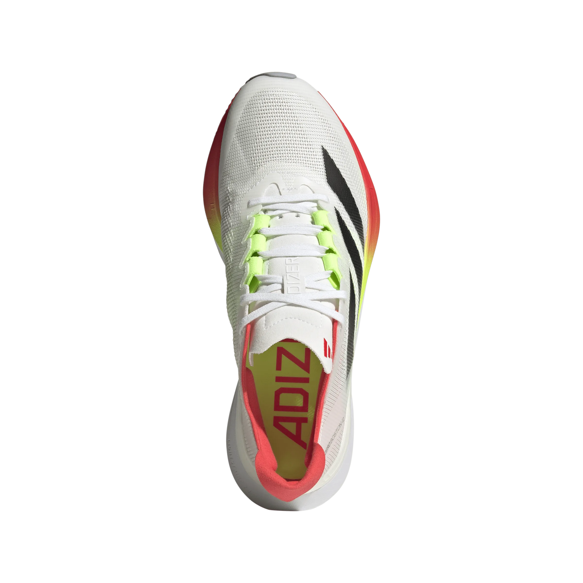 Chaussures de course Adidas Women's Boston 12 en FTWR Blanc/Noir de base/Rouge Lucide SS25 Chaussures_Puma