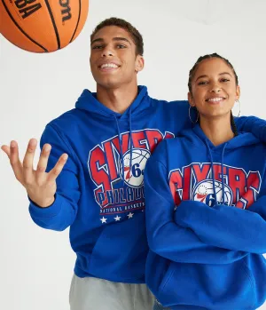 Aeropostale Pull à capuche pour hommes Philadelphia 76ers - Taille XXL - Polyester - Mode et vêtements pour adolescents Bleu Aeropostale