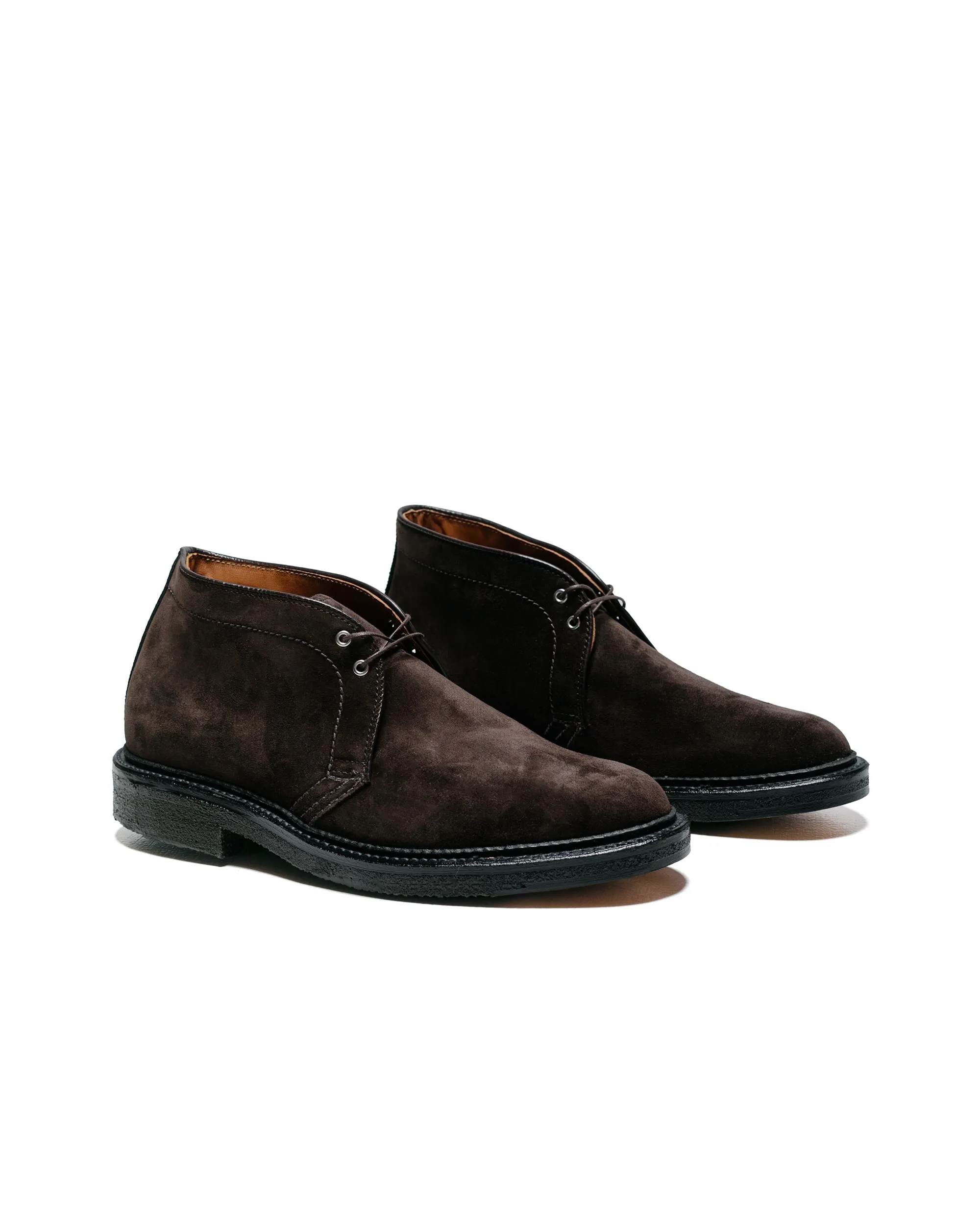 Alden Chukka en Suédine Chocolat Noir avec Semelle Crêpe G1701