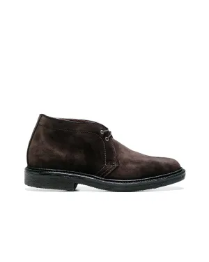 Alden Chukka en Suédine Chocolat Noir avec Semelle Crêpe G1701