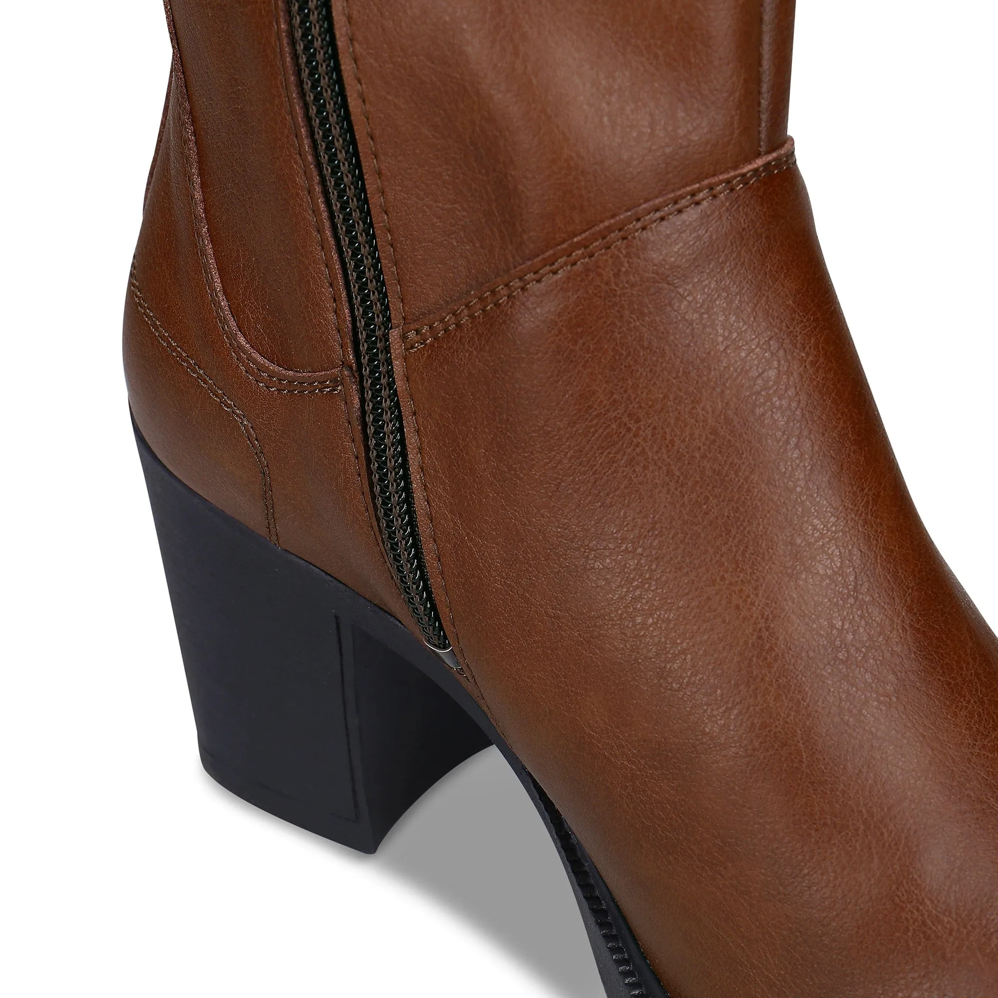 Bottes vegan pour femmes Alicia | Marron
