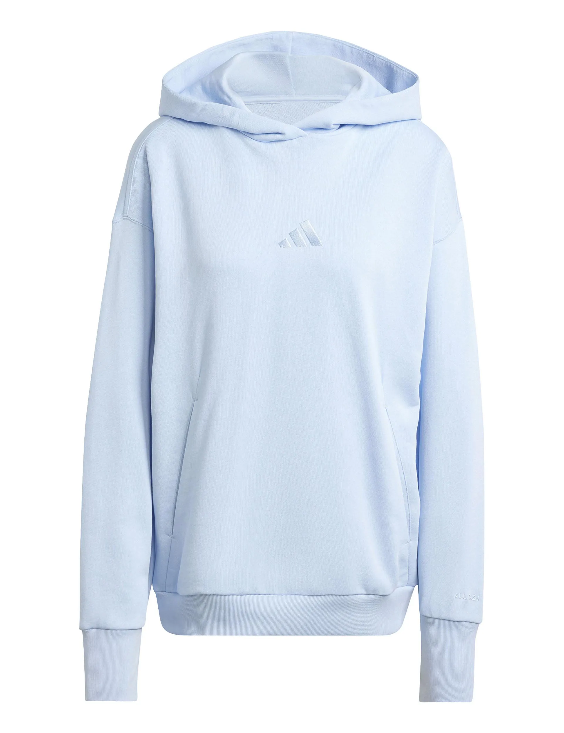 Pull à capuche ample en French Terry ALL SZN - Bleu lumineux