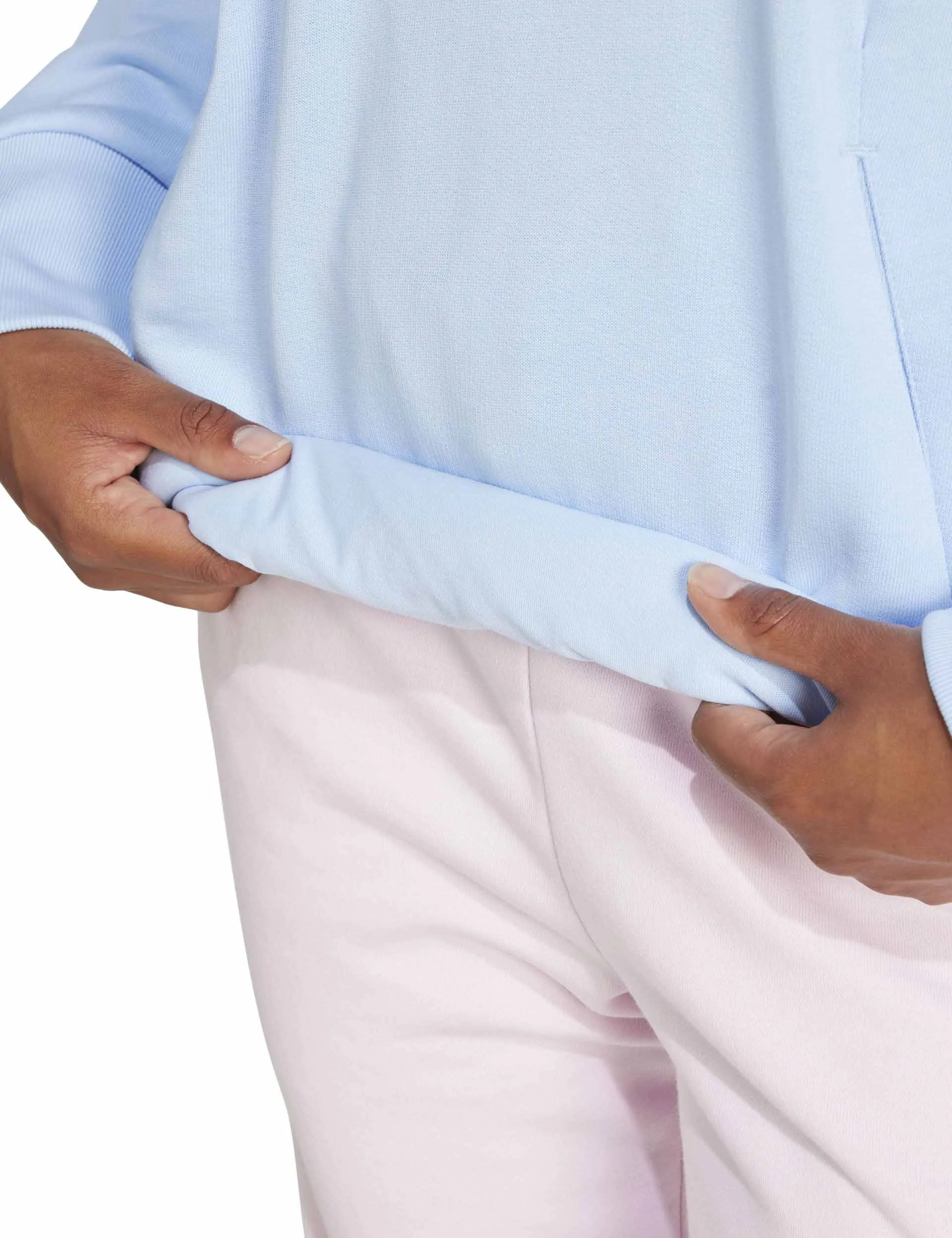 Pull à capuche ample en French Terry ALL SZN - Bleu lumineux