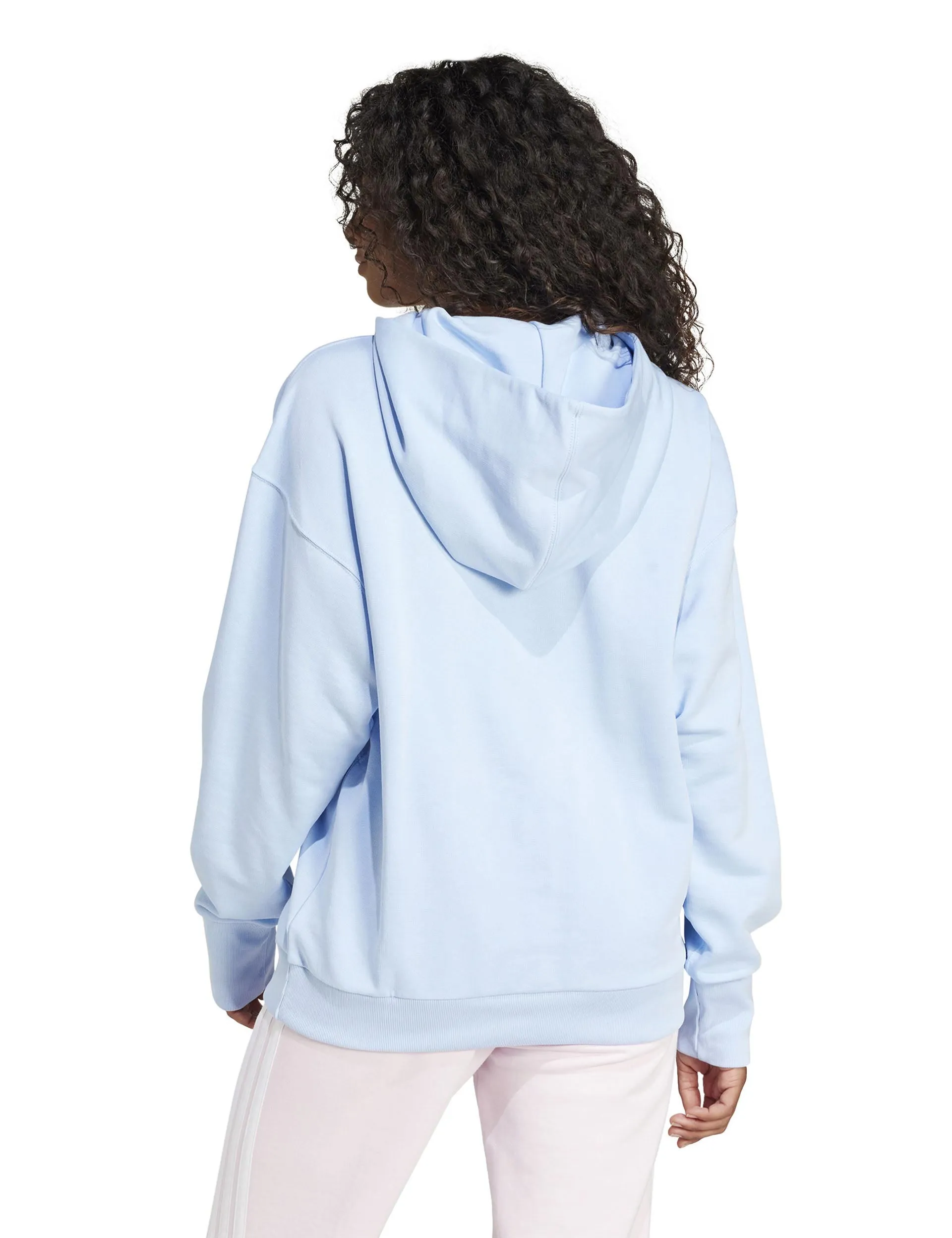 Pull à capuche ample en French Terry ALL SZN - Bleu lumineux
