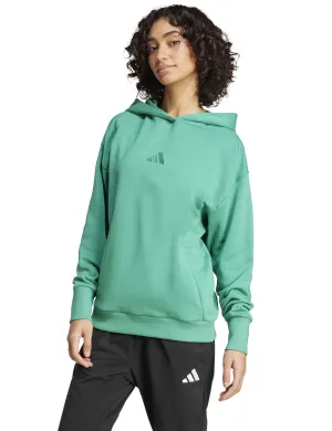 Pull à capuche ample en French Terry ALL SZN - Vert Semi Court