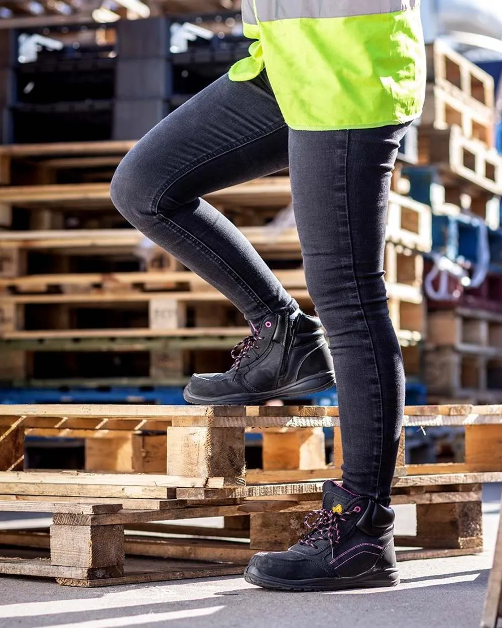 Chaussures de sécurité Amblers pour femmes AS601 Lydia à fermeture latérale