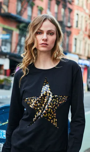 Sweat-shirt Femme Any Old Iron à motif léopard et étoiles larges