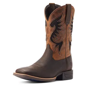Bottes Cowpuncher VentTEK pour Hommes Ariat - Marron Foncé/Moutarde Dorée Chaussures Ariat