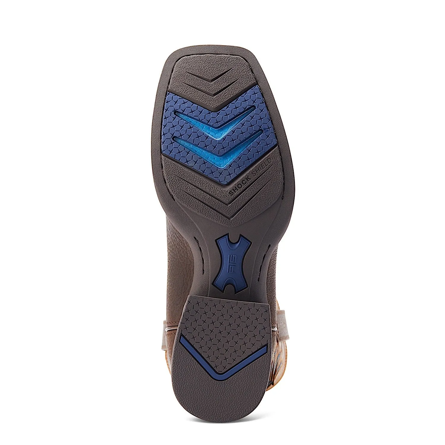 Bottes Cowpuncher VentTEK pour Hommes Ariat - Marron Foncé/Moutarde Dorée Chaussures Ariat