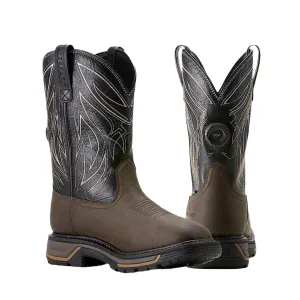 Ariat Bottes de travail H20 Big Rig Boa pour hommes - Café fer/Noir Ariat Chaussures