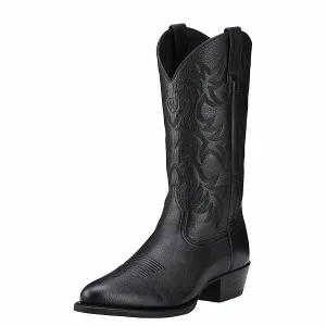 Ariat Heritage Western R-Toe pour Homme - Chaussures Ariat Noires