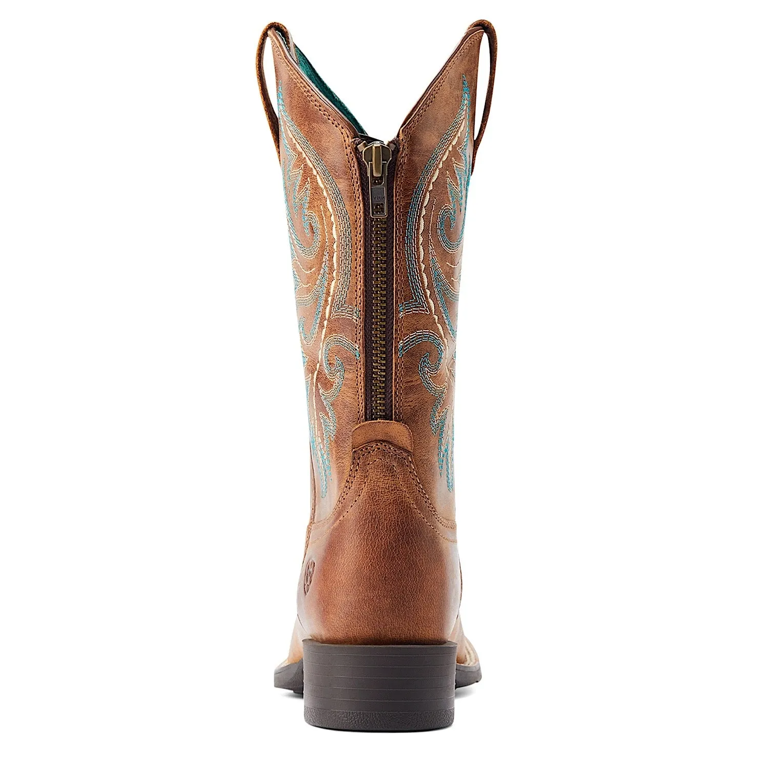 Bottes western Ariat pour femmes Round Up à fermeture arrière en zip couleur sable du désert