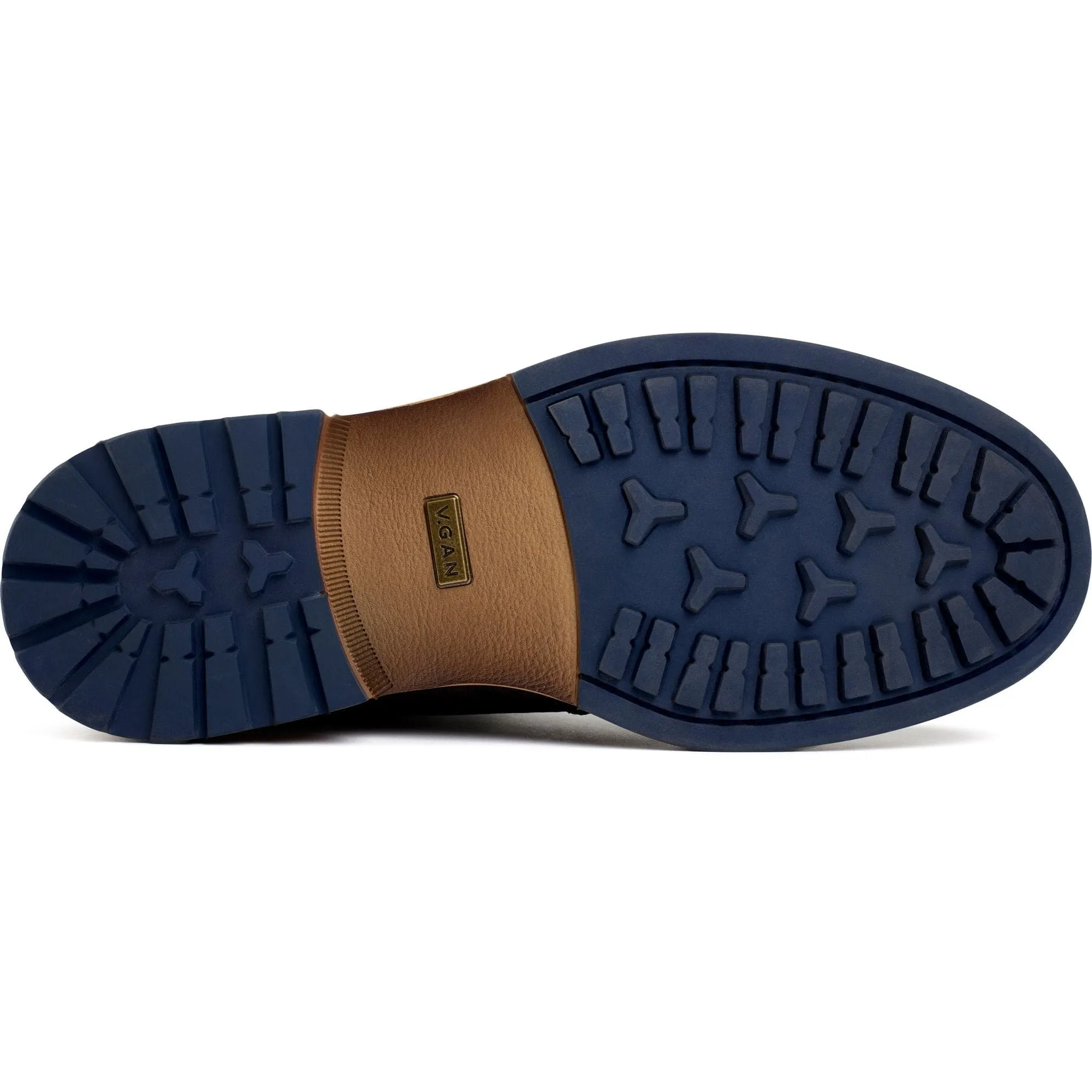 Bottes Chelsea en similicuir pour hommes Auber | Marron