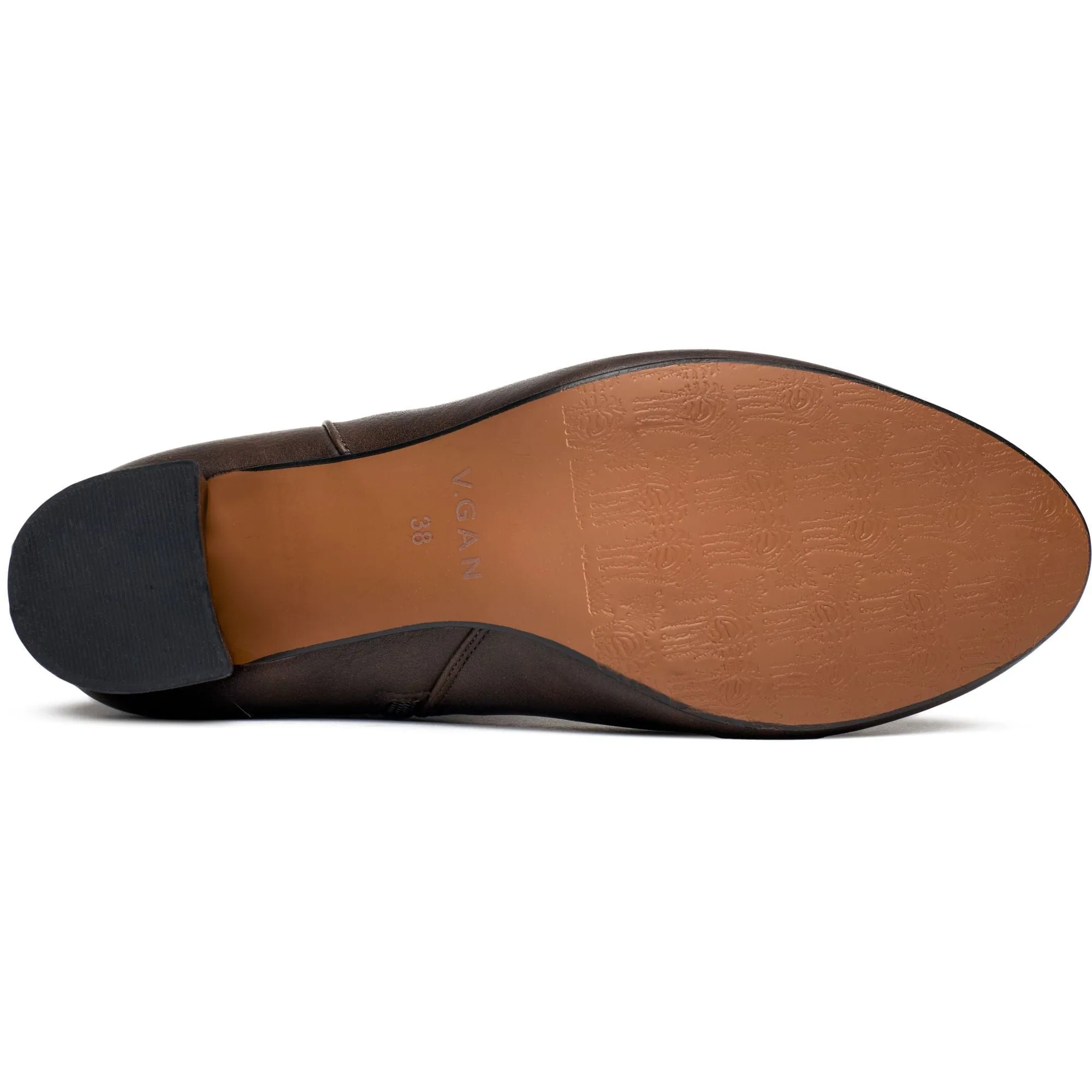 Bottes femme en simili-cuir vegan Avocado - Genou - Marron