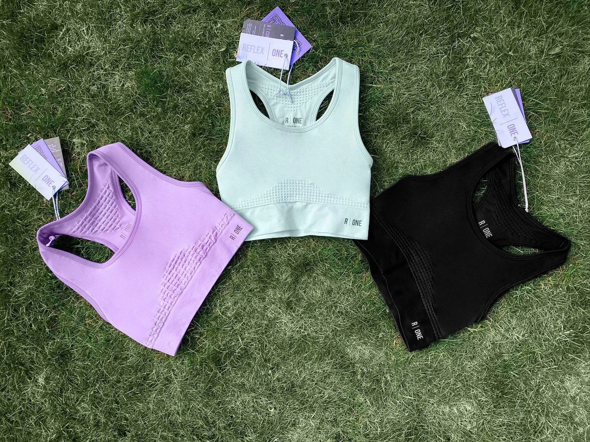 B-Confident Q-NOVA® Soutien-gorge de sport en nylon régénéré | Jade brumeux