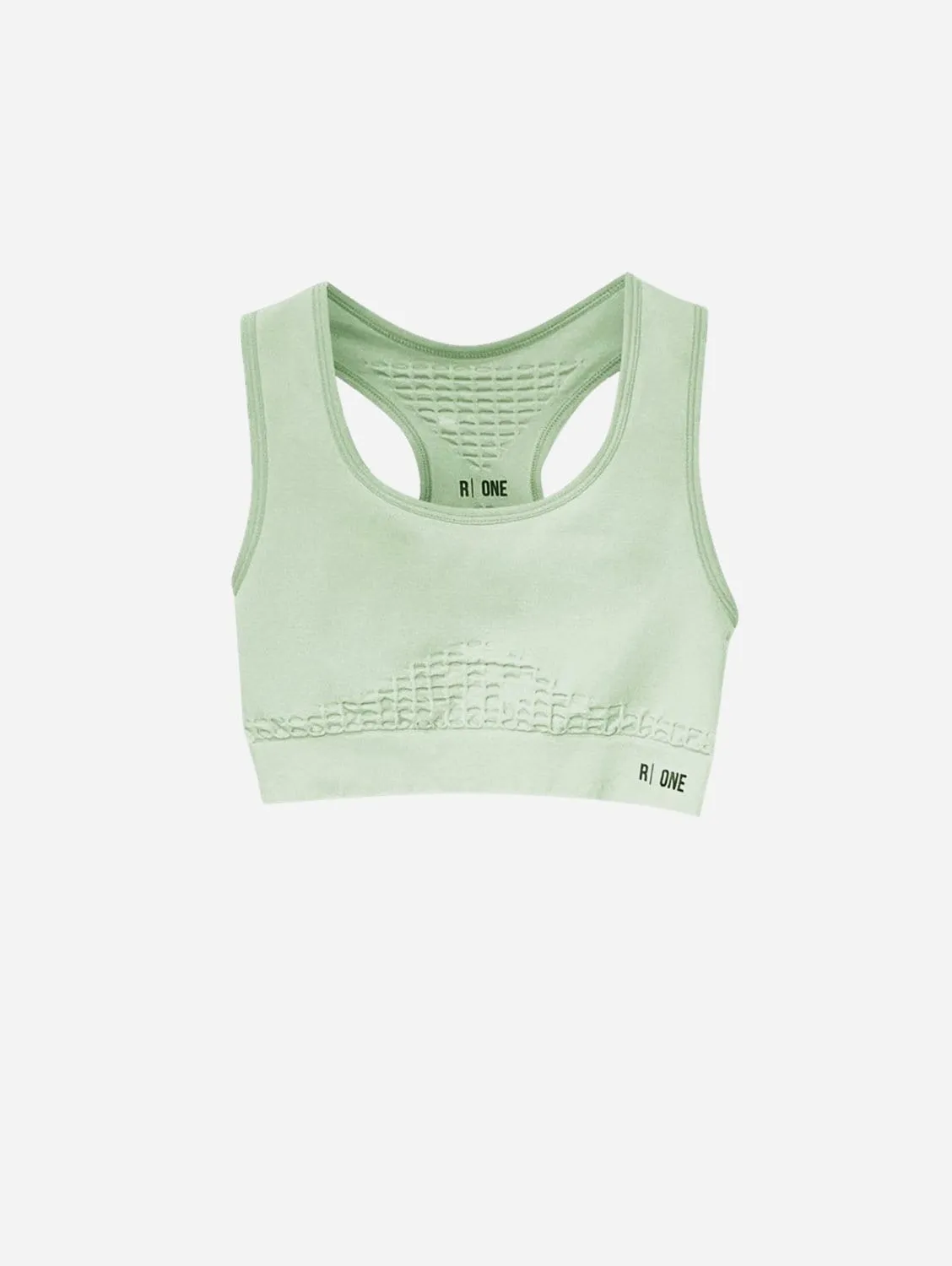 B-Confident Q-NOVA® Soutien-gorge de sport en nylon régénéré | Jade brumeux