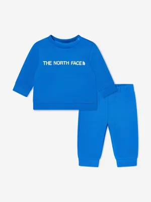Survêtement bébé avec logo en bleu