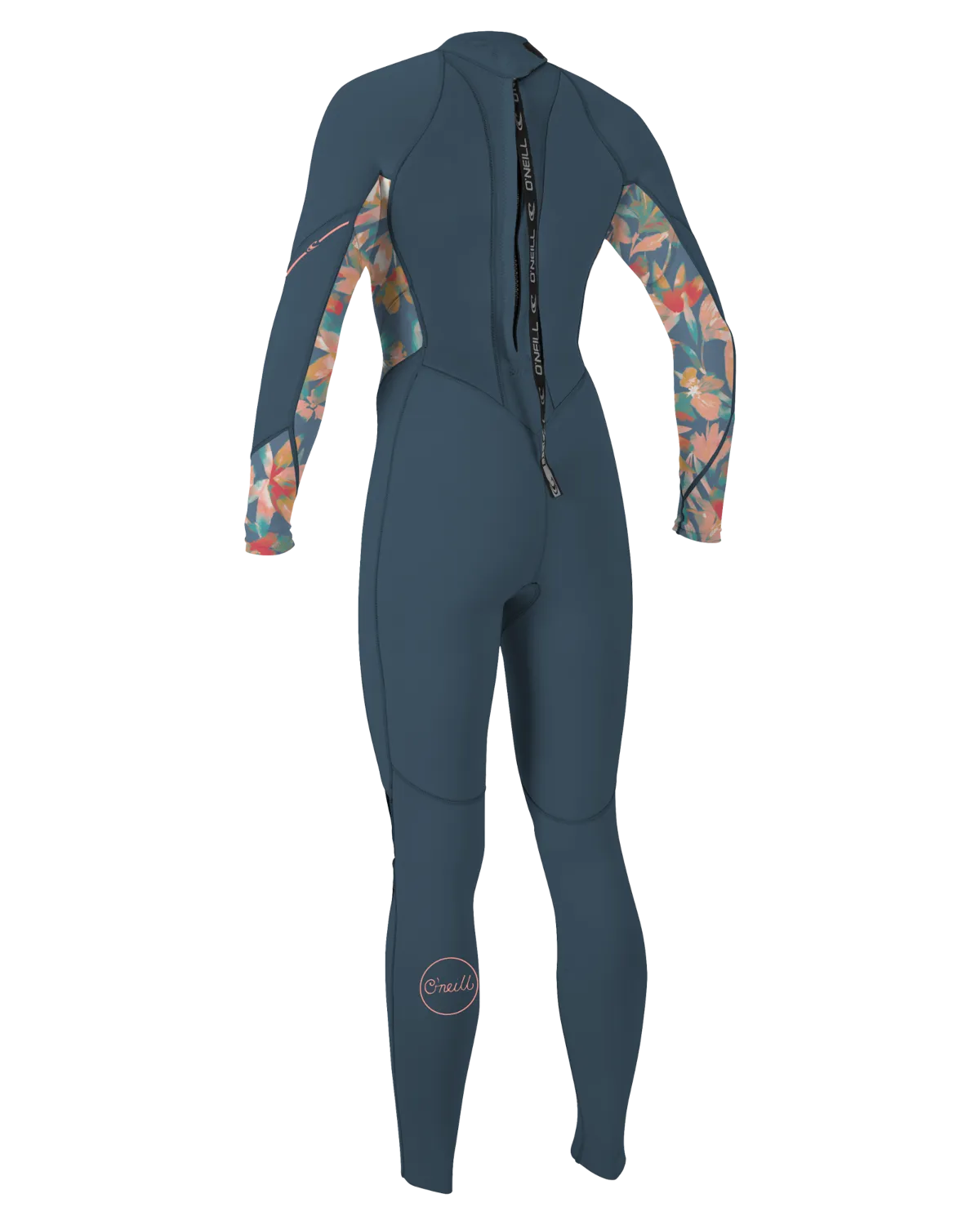 Combinaison Bahia 3/2mm avec fermeture éclair dans le dos en Bleu Copenhague, Painted Tropics & Bleu Copenhague
