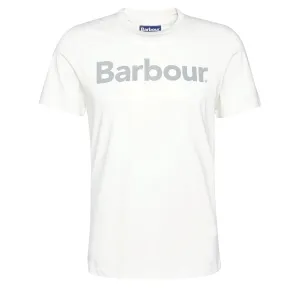 T-Shirt Logo Barbour Écru