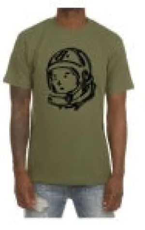 T-shirt SS BB BRANDED HELMET (VERT OLIVE) Vêtements Billionaire Boys Club