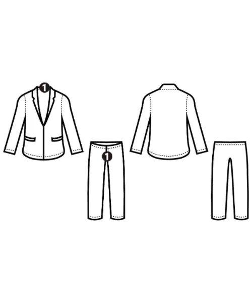 BEAMS F Costumes d'affaires