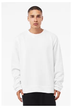 Bella   Canvas Sweat-shirt à col rond classique pour homme - Blanc