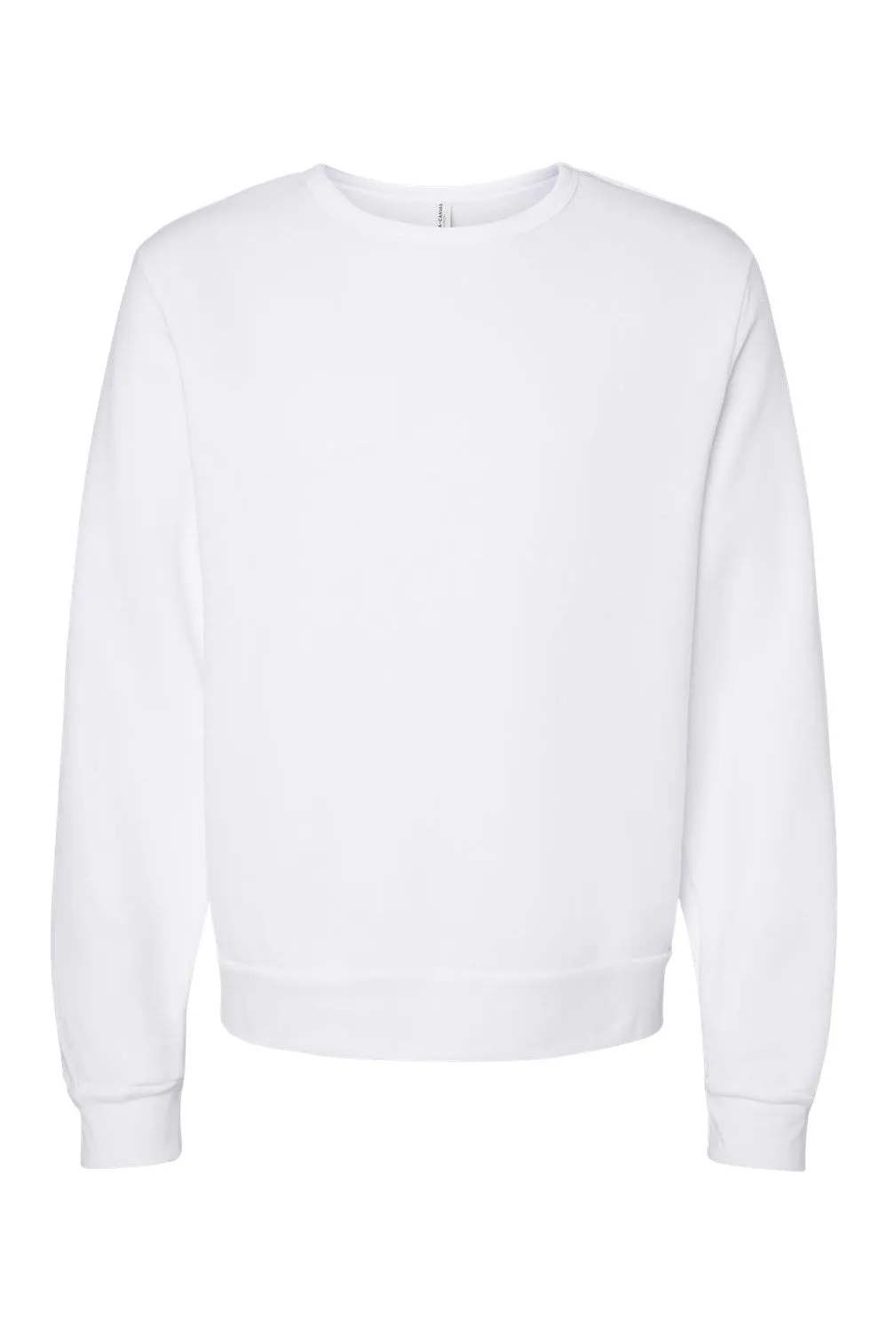 Bella   Canvas Sweat-shirt à col rond classique pour homme - Blanc