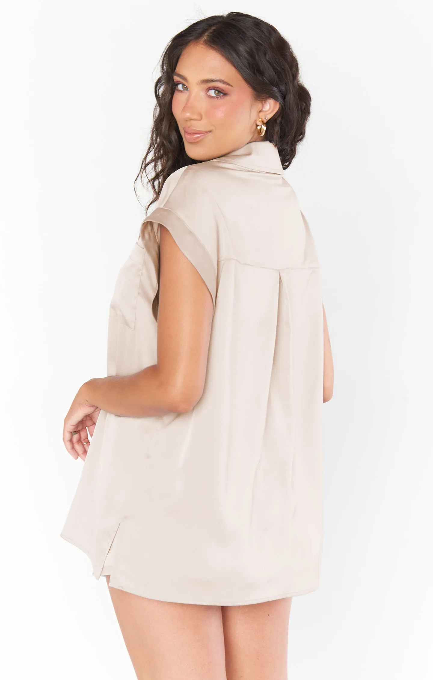 Bouton Best Day ~ Satin Luxe Champagne