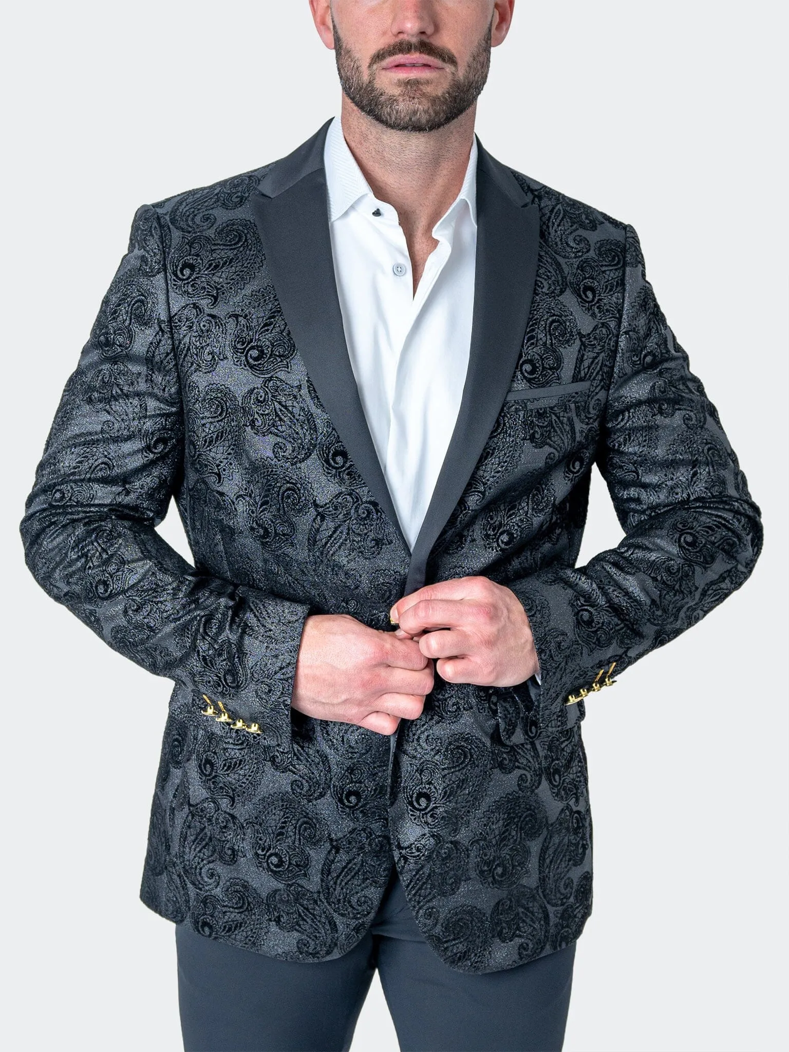 Blazer Tesla PaisleyFlok Noir